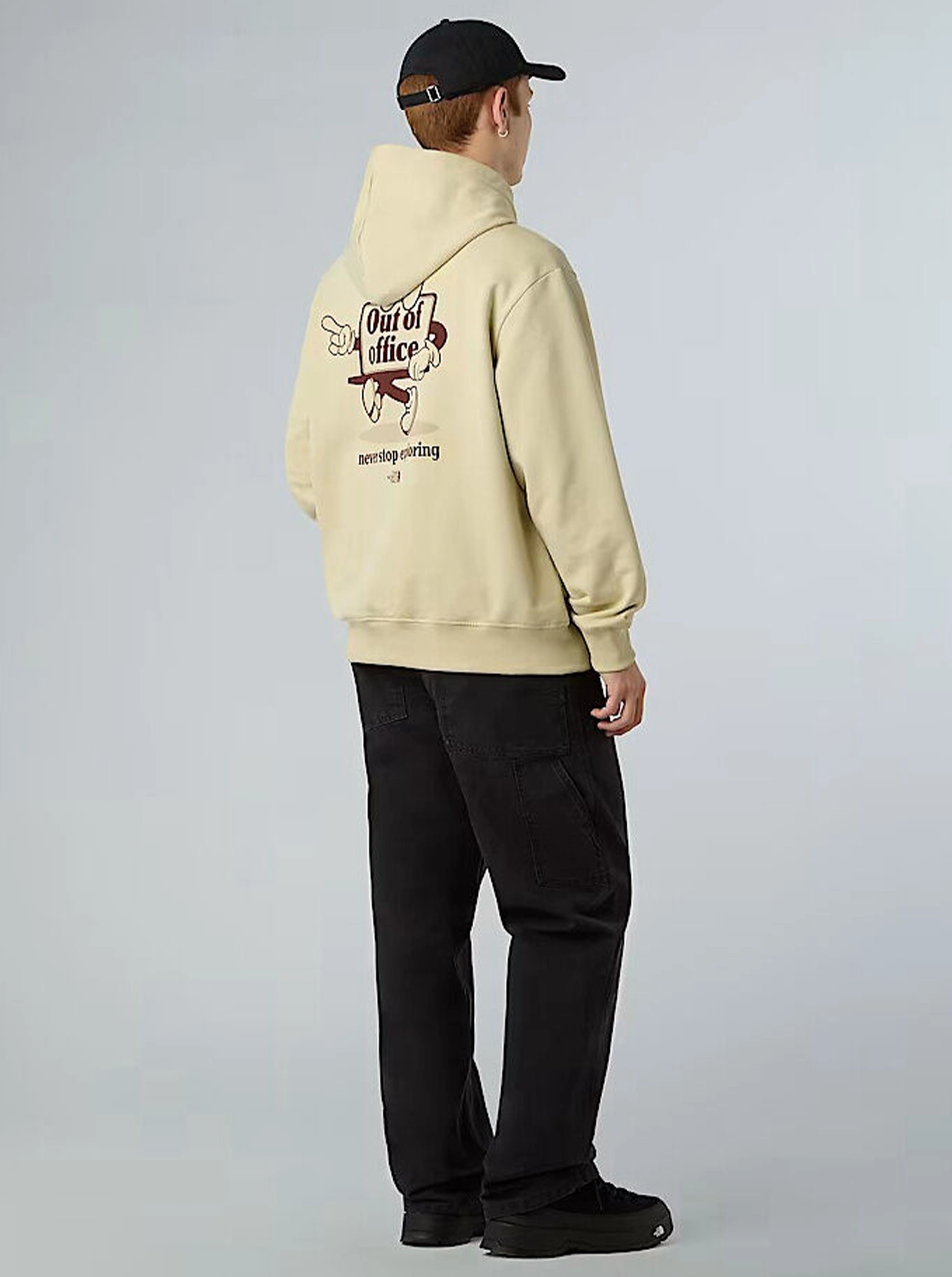 Sleepwear Durable Yarn Cartoon Logo Relaxed Hoodie