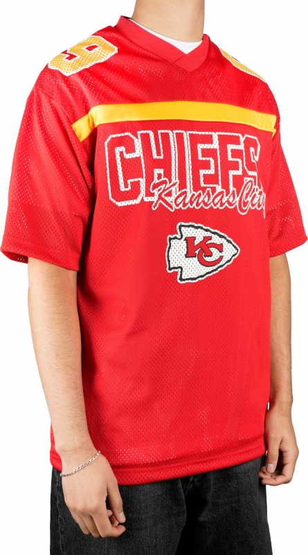 Kansas City Chiefs NFL Mesh Red T-Shirt Timeless Fashion