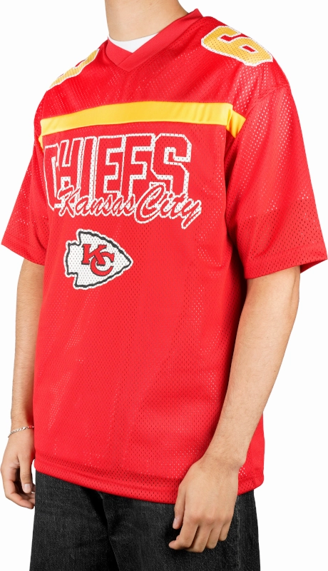 Kansas City Chiefs NFL Mesh Red T-Shirt AllWeatherComfort