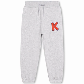 Kenzo Grey Marl Sweatpants Effortless Wear roller skating