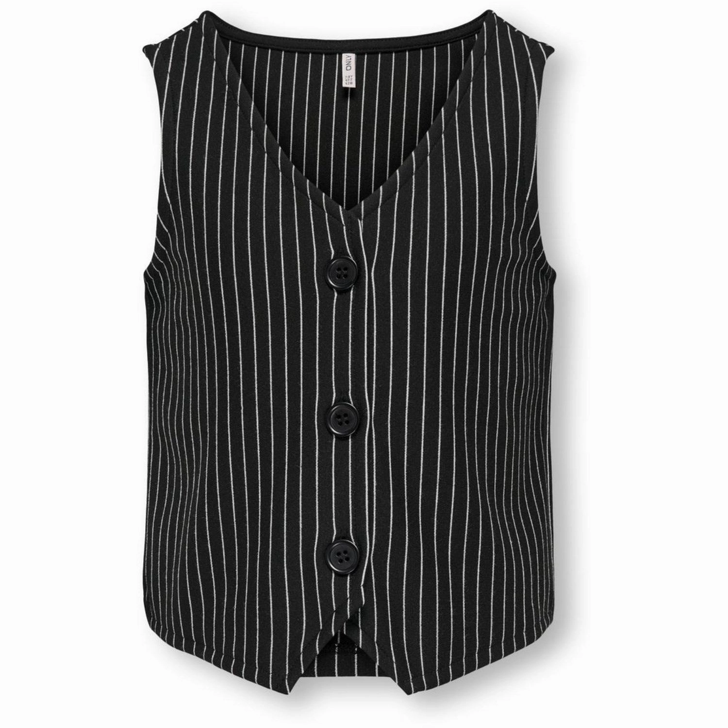 kids ONLY Black Blair Vest Non Irritating Seam Finish Oversized