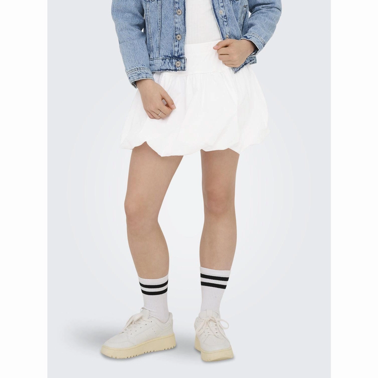 Breezy Edge Midi length kids ONLY Cloud Dancer Koglia Ballon Skirt Jrs