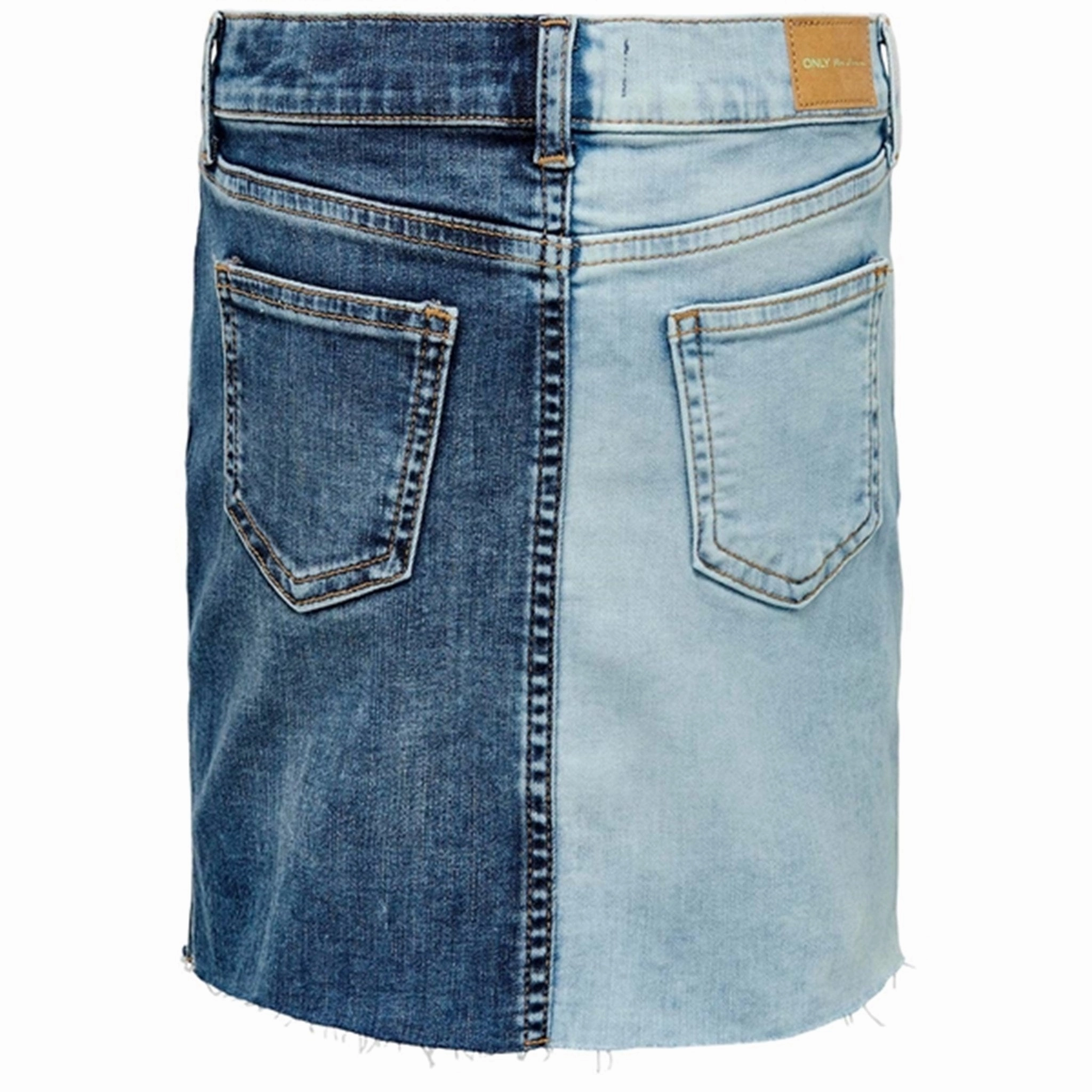 Minimalist Style Adjustable Fit Kids ONLY Light Blue Denim Lyanna Skirt