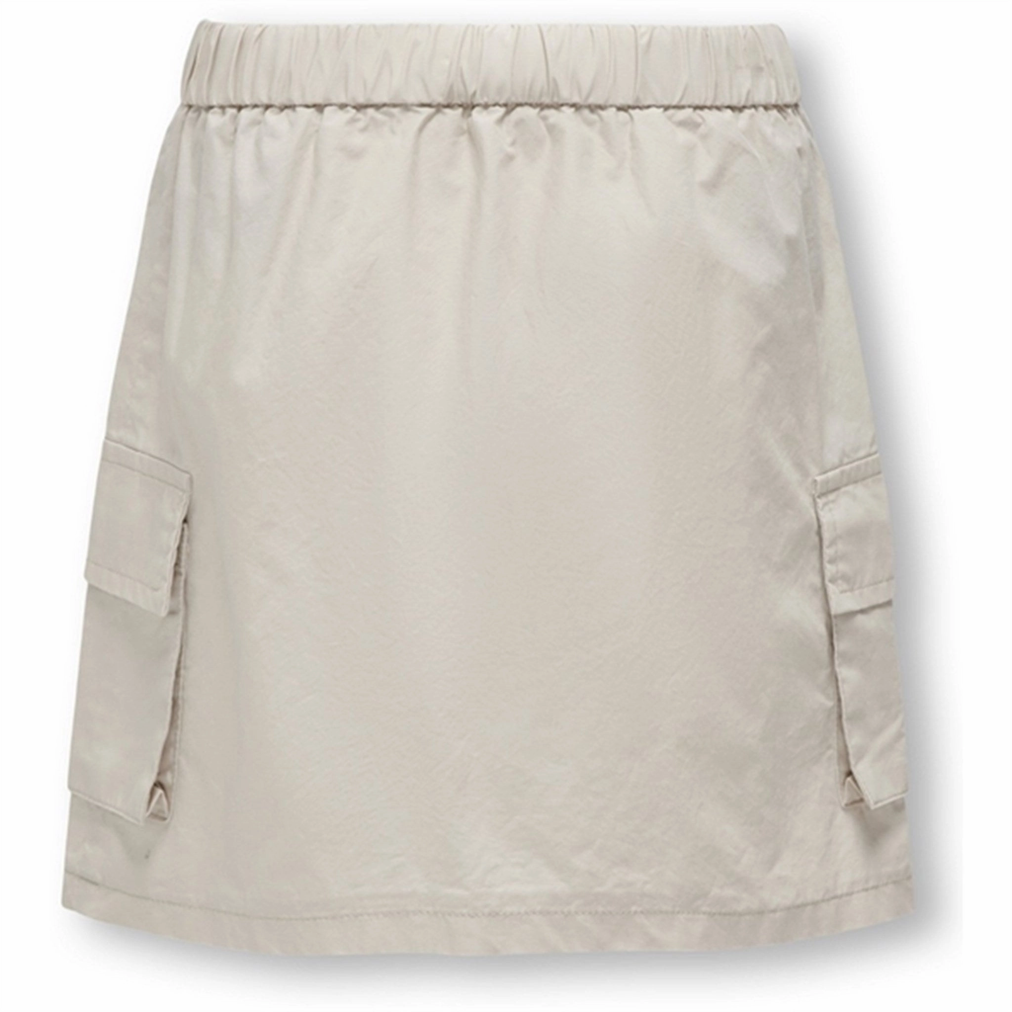 Kids ONLY Pumice Stone Franches Cargo Skirt Twist Knot Details