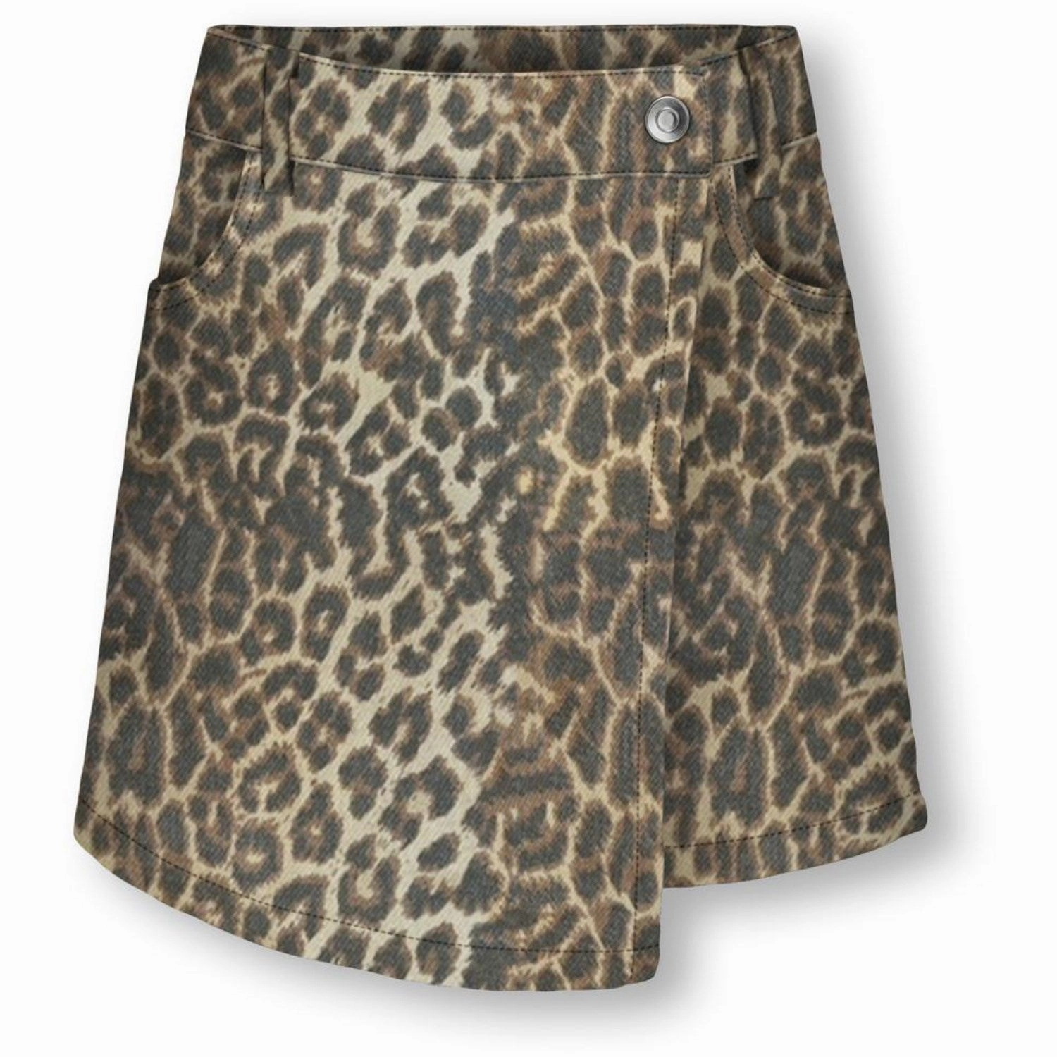 kids ONLY Toasted Coconut Leo Washed Kognaomi Washed Aop Skorts Cs Pnt Chill Look