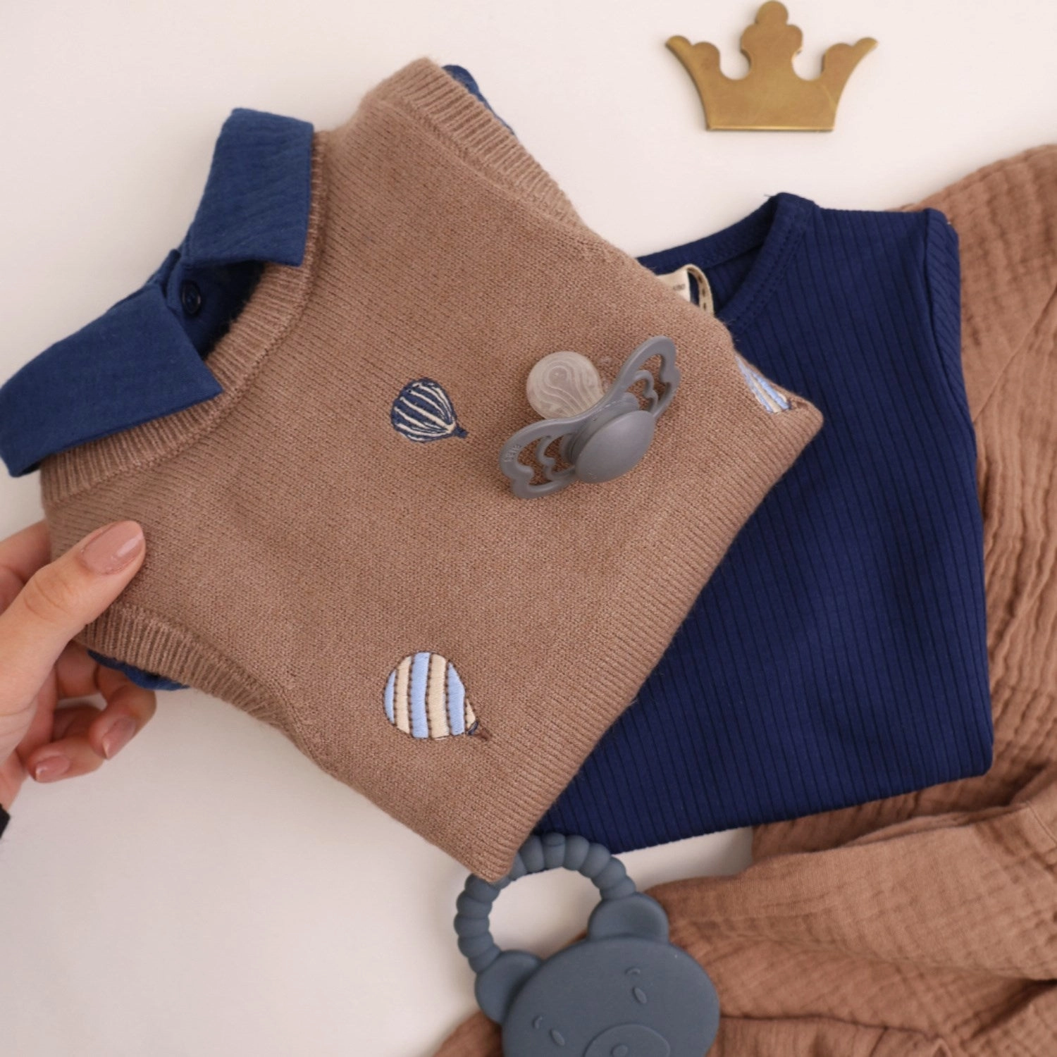 Wide Trendy Clothing Fliink Pine Bark Alon Balloon Vest