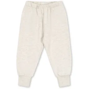 Konges Sl?jd Off White Melange Loupy Lou Sweat Pants Gots gym-goer hair salon