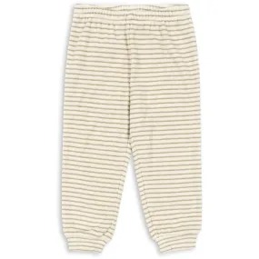 V-neck style Konges Sl?jd Tea Stripe Itty Sweat Pants GOTS