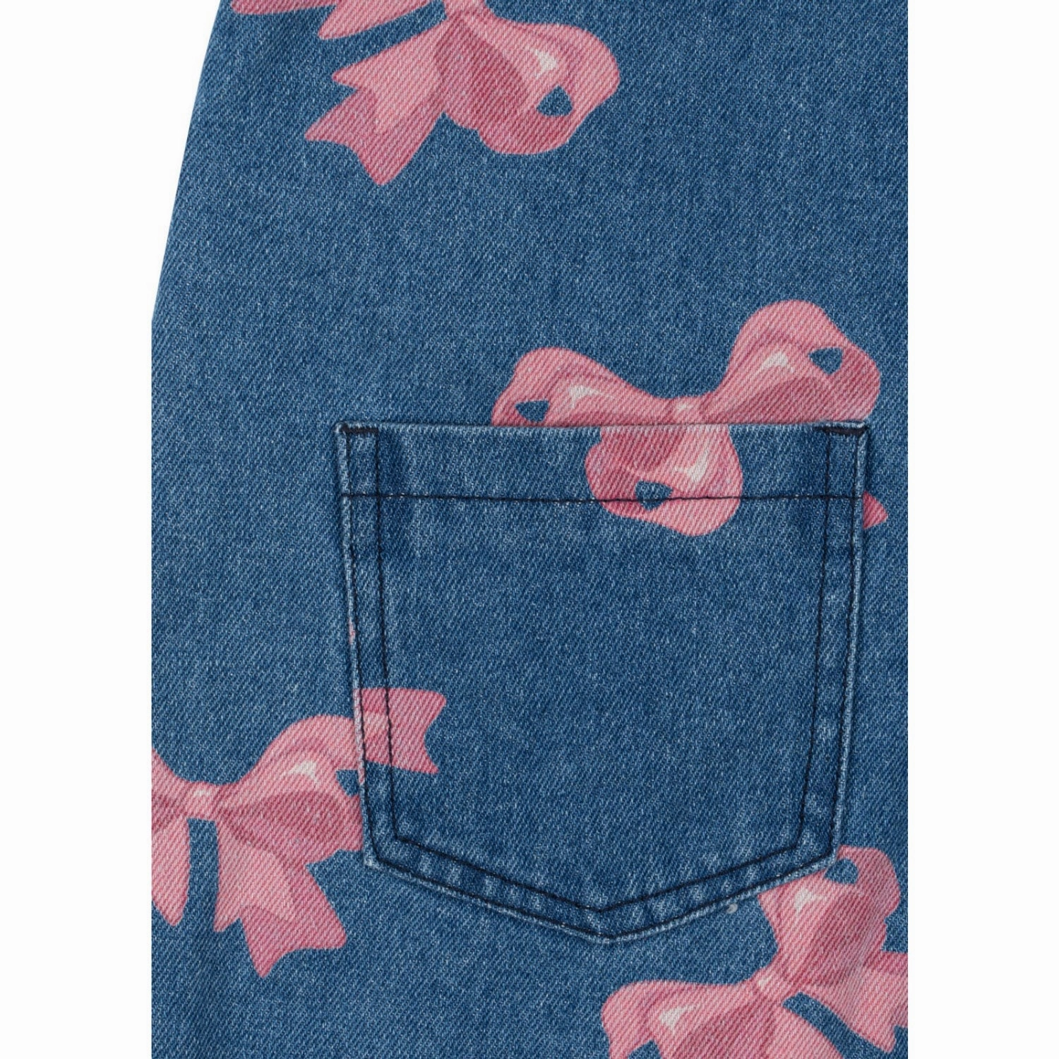 Compact Storage Konges Sl?jd Bella Bow (For Denim) Magot Overalls Gots