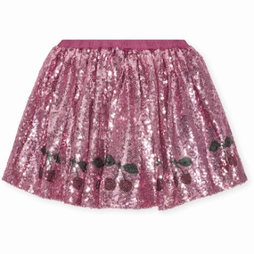Konges Sl?jd Blush Starla Sequin Skirt Reinforced Seams Mix Texture