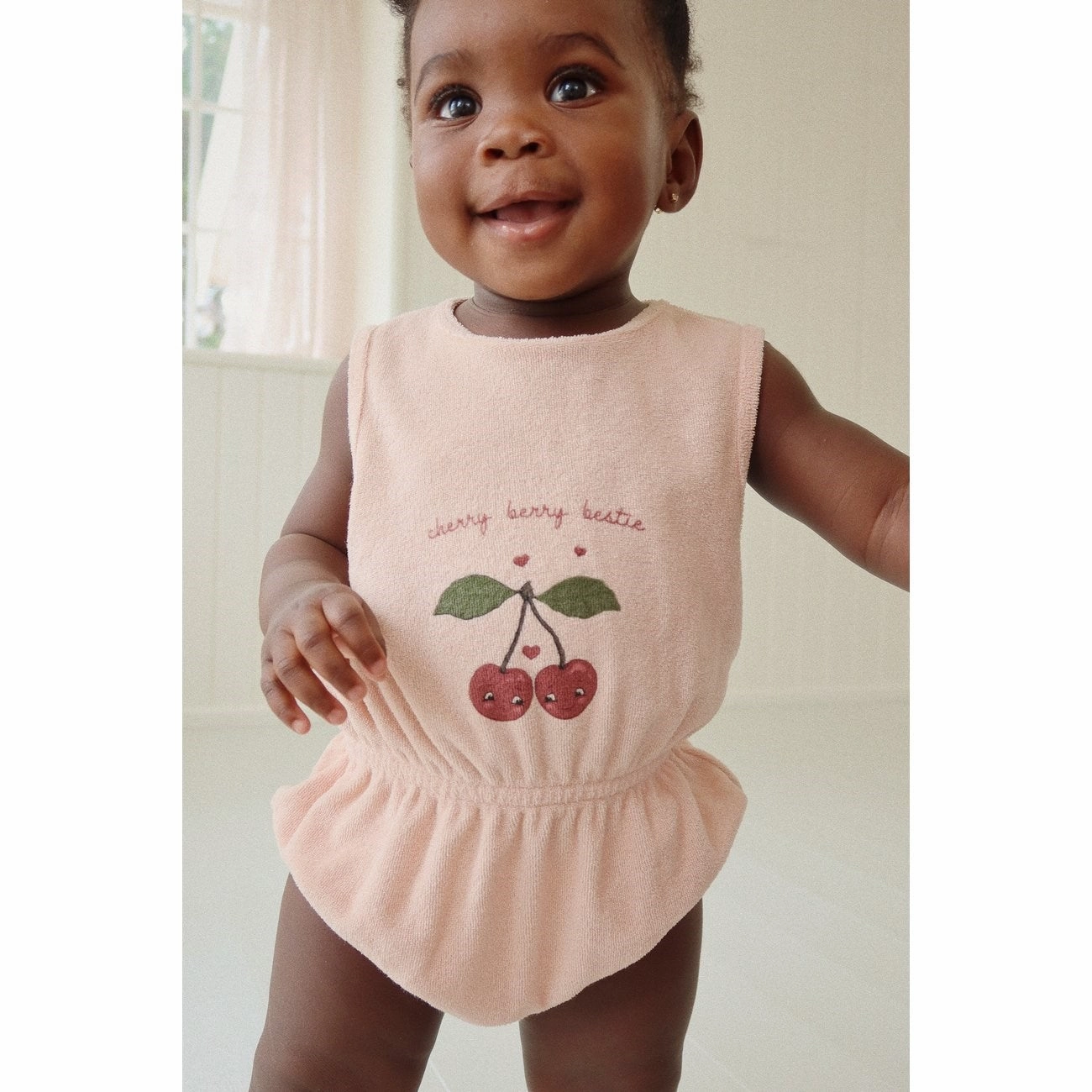 Yoga Girl Relaxed Indoor Konges Sl?jd Cameo Rose Itty Romper