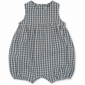 Konges Sl?jd Captains Blue Check Kim Romper Elegant Sport