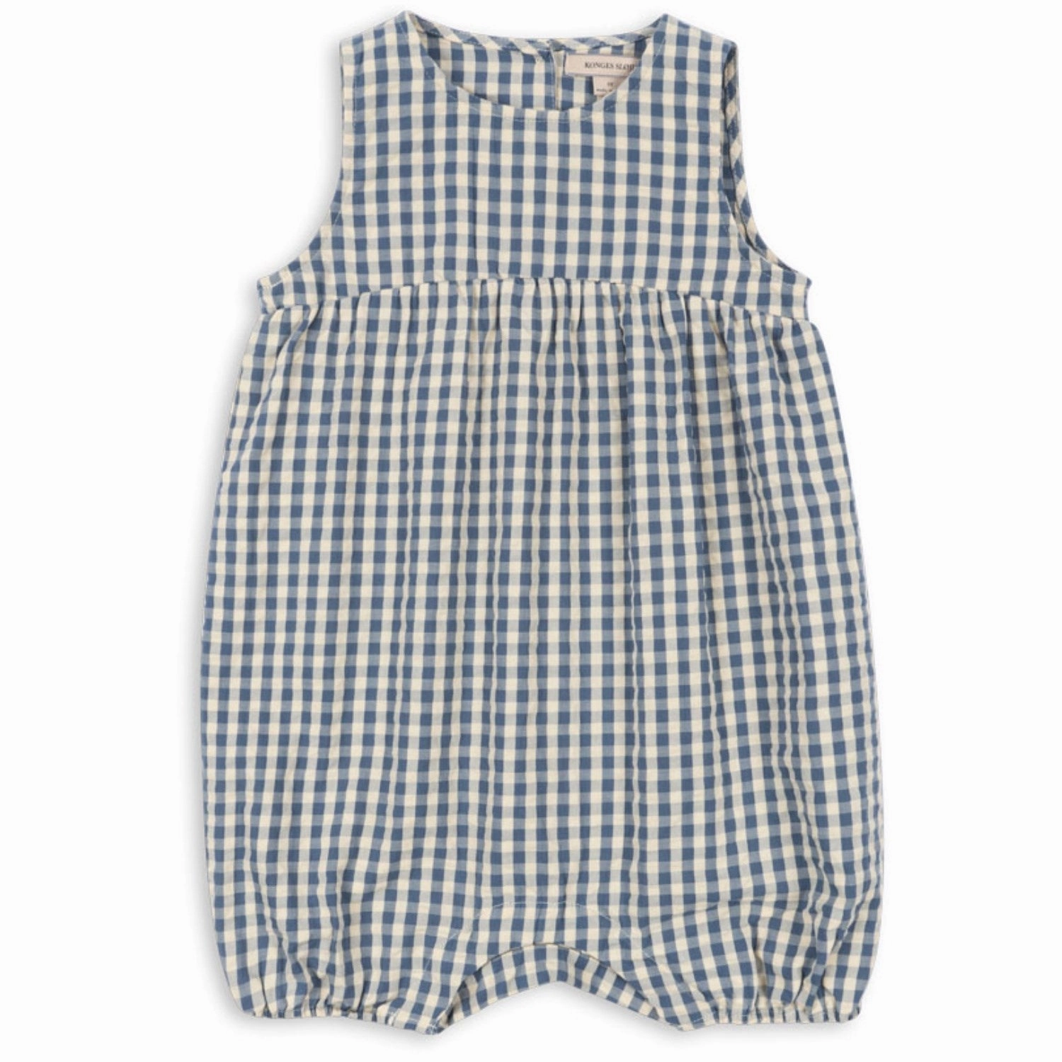 Konges Sl?jd Captains Blue Check Kim Romper Gots Yoga Youth