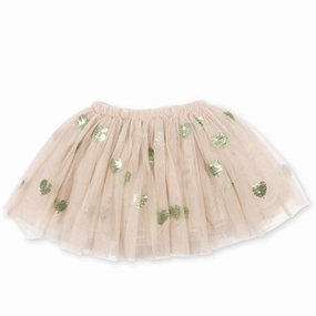 High low hem Cruise Attire Konges Sl?jd Coeur Verde Yvonne Skirt