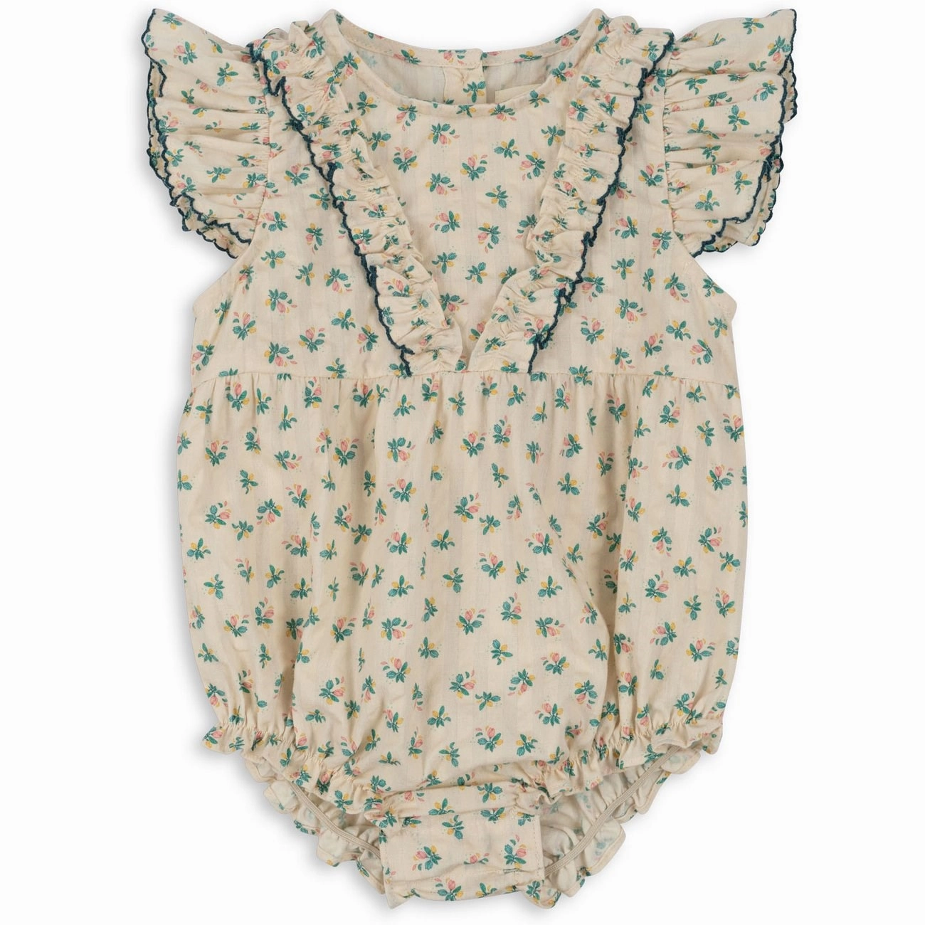 Konges Sl?jd Fleur Color?? Kim Frill Romper Stretch Classic Stretch Bold