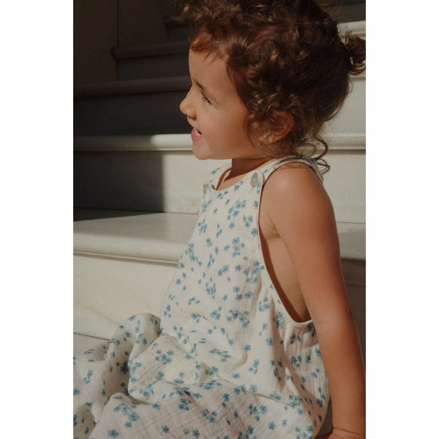 SeamlessPocketDesign Move Comfort Konges Sl?jd Forget Me Not RHW X KS Mioblu Overalls Gots