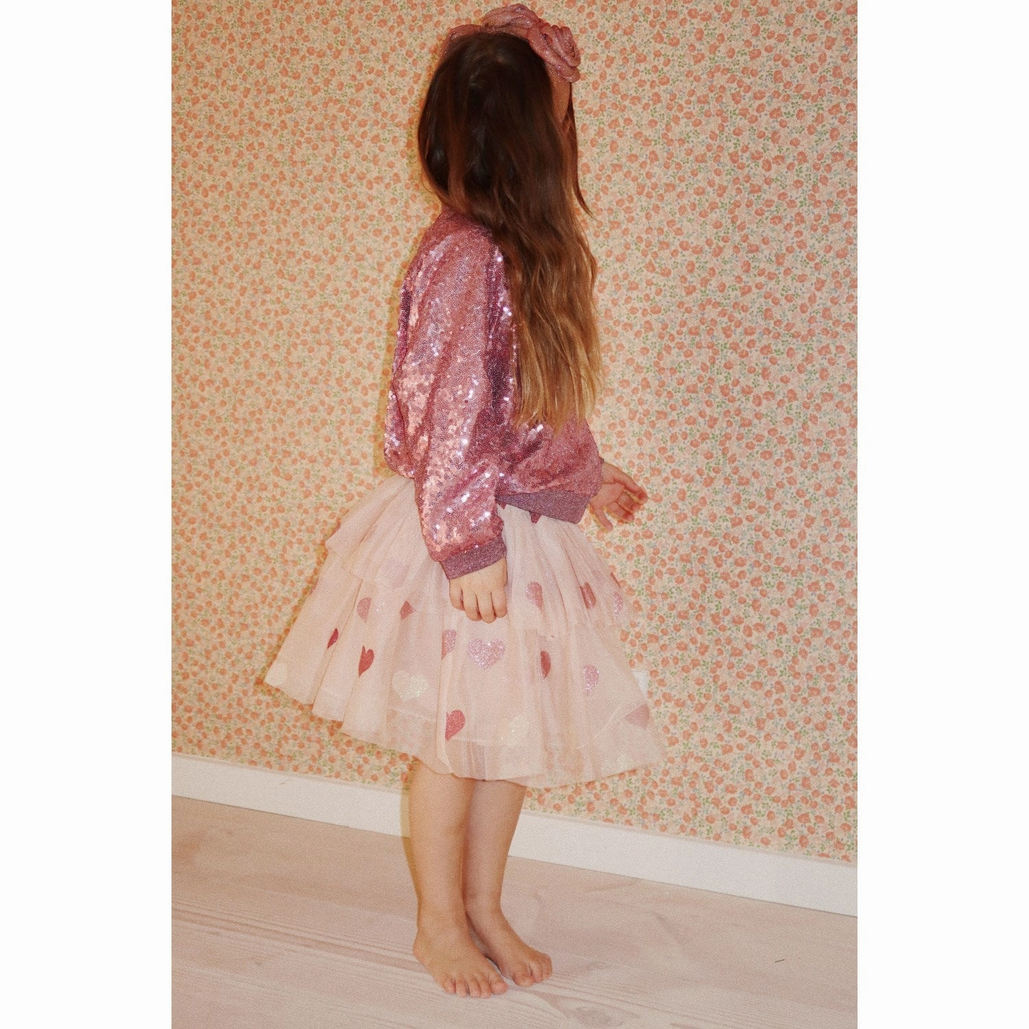 Konges Sl?jd Heart Rose Glitter Tullie Skirt Must Have Feature