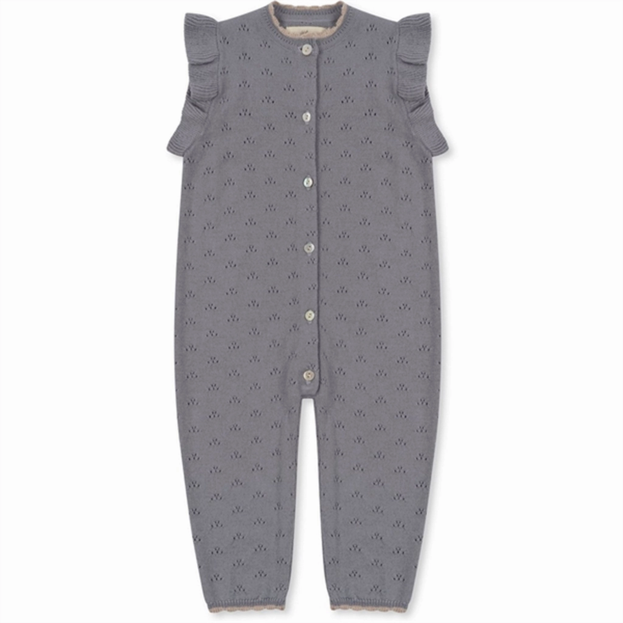 Sporty Comfort Wear Konges Sl?jd Monument Valkan Wool Potentielle Knit Onesie