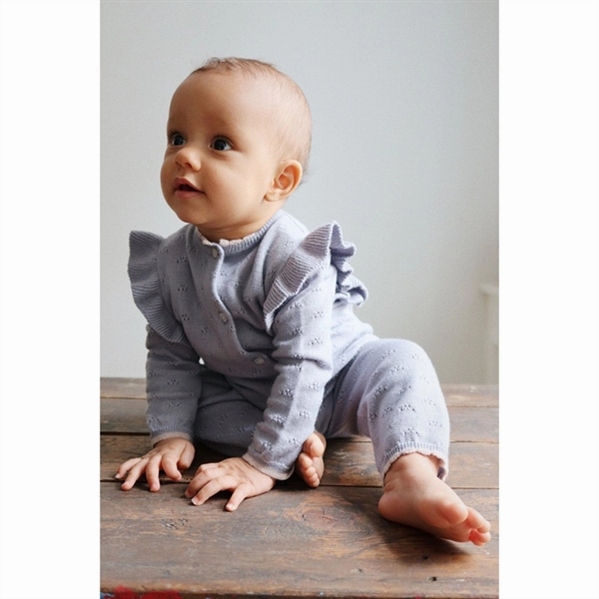 Stylish Comfort Reversible design Konges Sl?jd Monument Valkan Wool Potentielle Knit Onesie