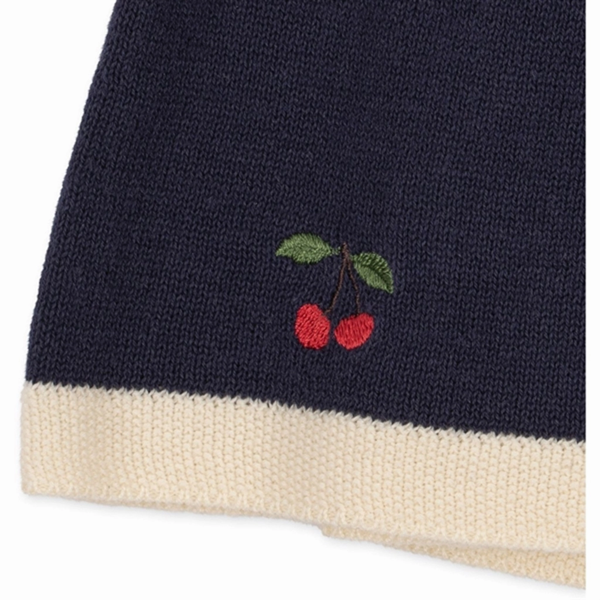 Konges Sl?jd Navy Venton Knit Skirt Date night Pleated Construction