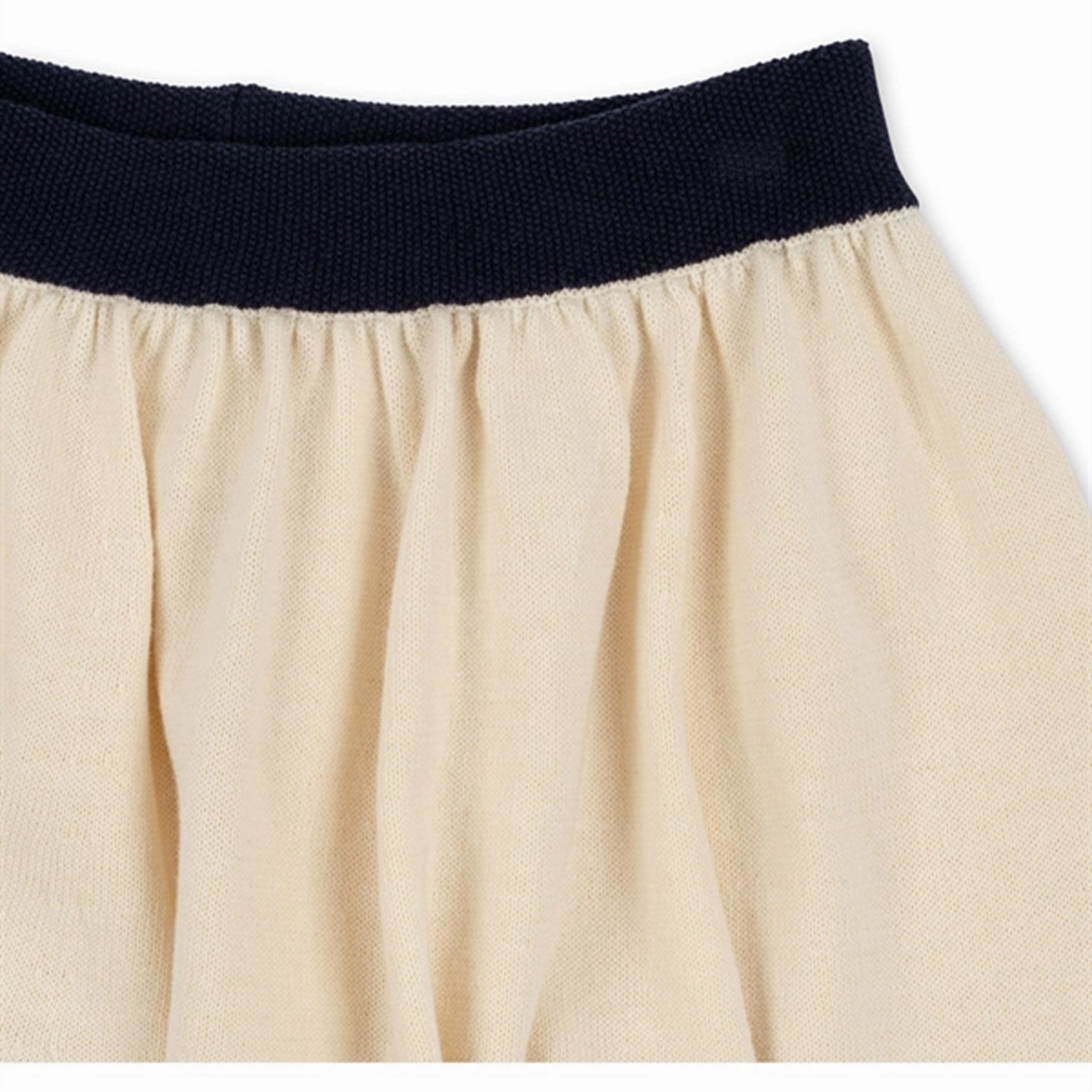 Konges Sl?jd Off White Venton Strik Skirt Ruching Details Adjustable Fit