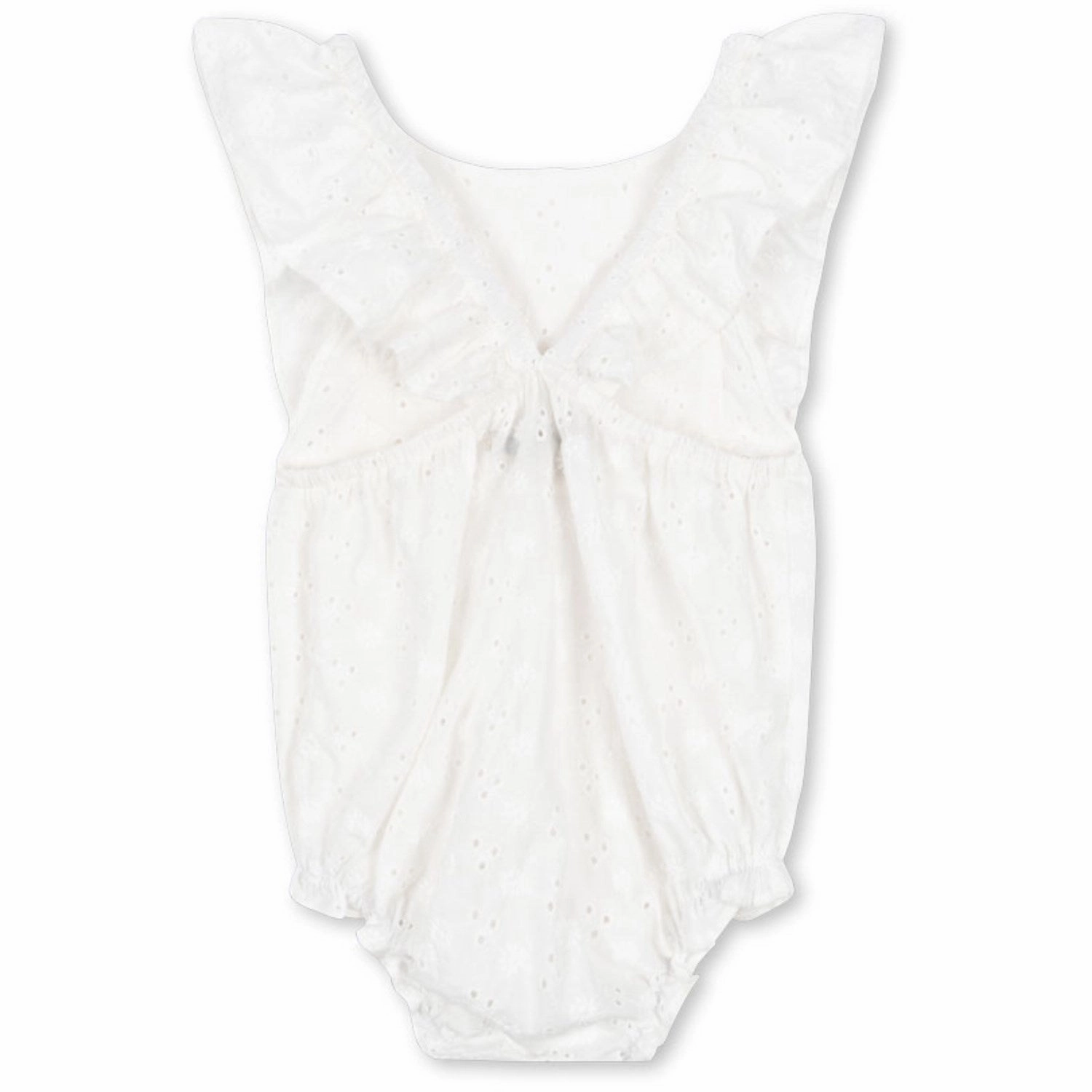 Konges Sl?jd Optic White Lacey Romper Event Dinner Breathable Dinner