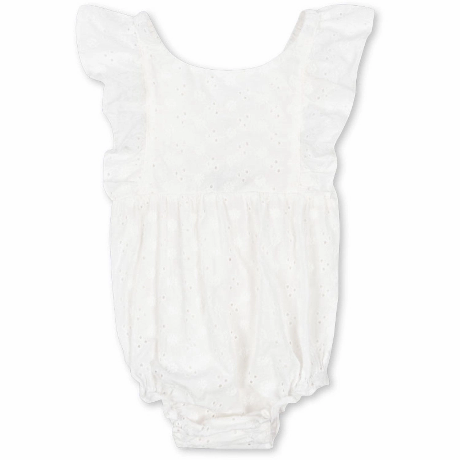 Fresh Indoor Resort Relax Konges Sl?jd Optic White Lacey Romper