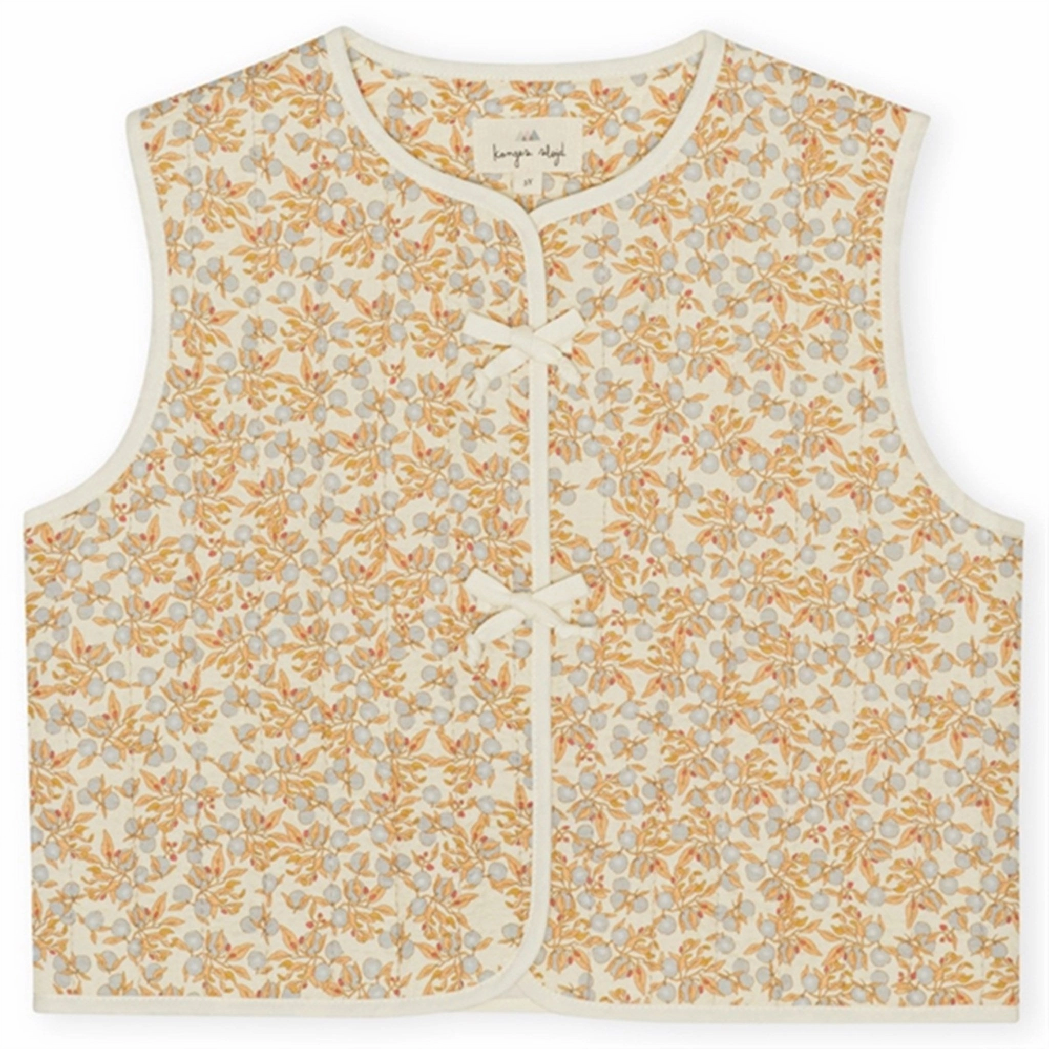 Konges Sl?jd Orangery Blue Luna Quilted Vest Non Bulky Insulation limit