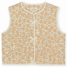 Anti Static Treatment Konges Sl?jd Orangery Blue Luna Quilted Vest