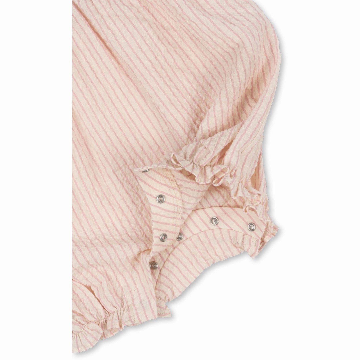 Konges Sl?jd Peony Stripe Ellie Frill Romper Gots Stylish Vivid