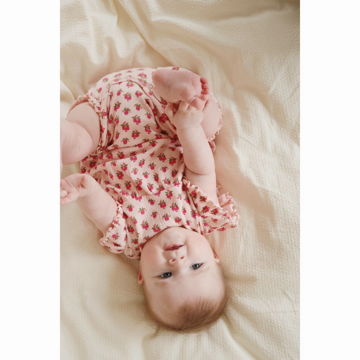 Konges Sl?jd Rosie Rose Chleo Frill Romper Ocs Relaxed Indoor Street Holiday