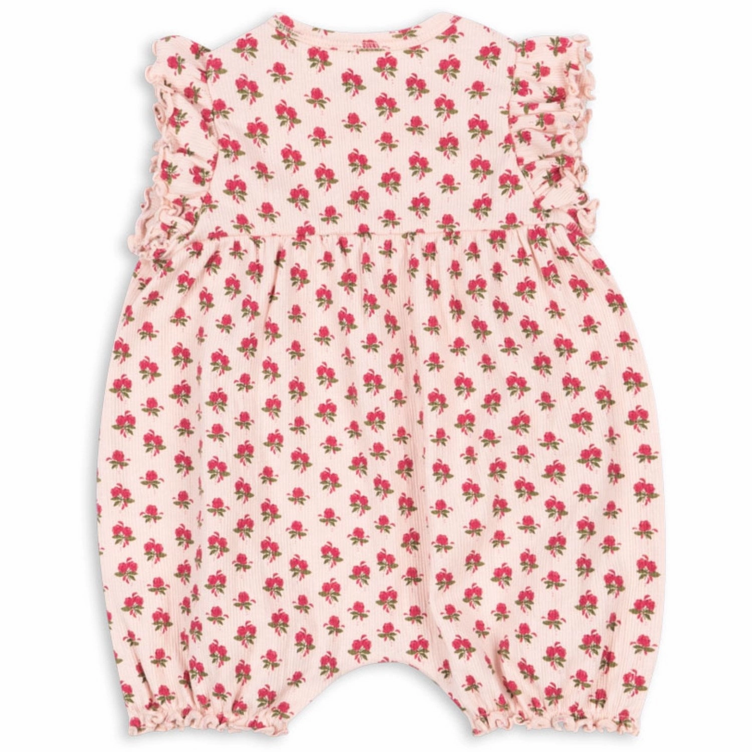 Konges Sl?jd Rosie Rose Chleo Frill Romper Ocs Smart Outdoor Cozy Lightweight