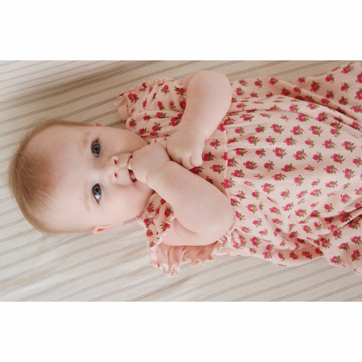 Konges Sl?jd Rosie Rose Chleo Frill Romper Ocs Durable Festival