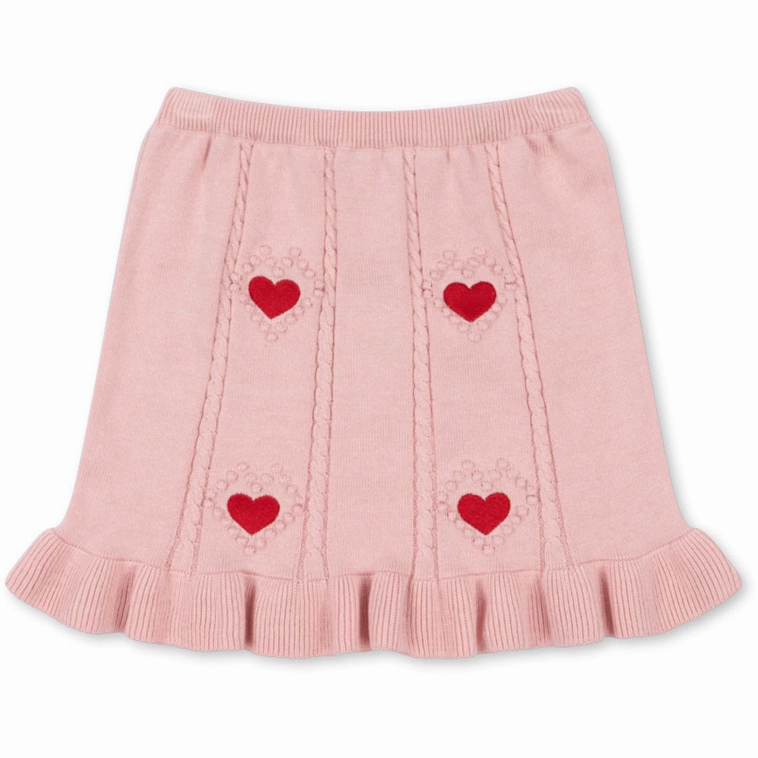 Elegant Look Konges Sl?jd Silver Pink Soleil Knit Skirt Gots