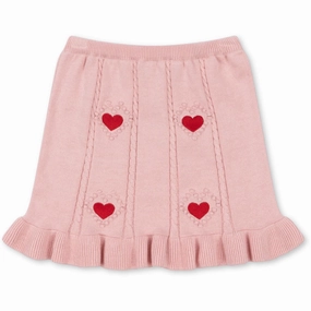 Elegant Look Konges Sl?jd Silver Pink Soleil Knit Skirt Gots