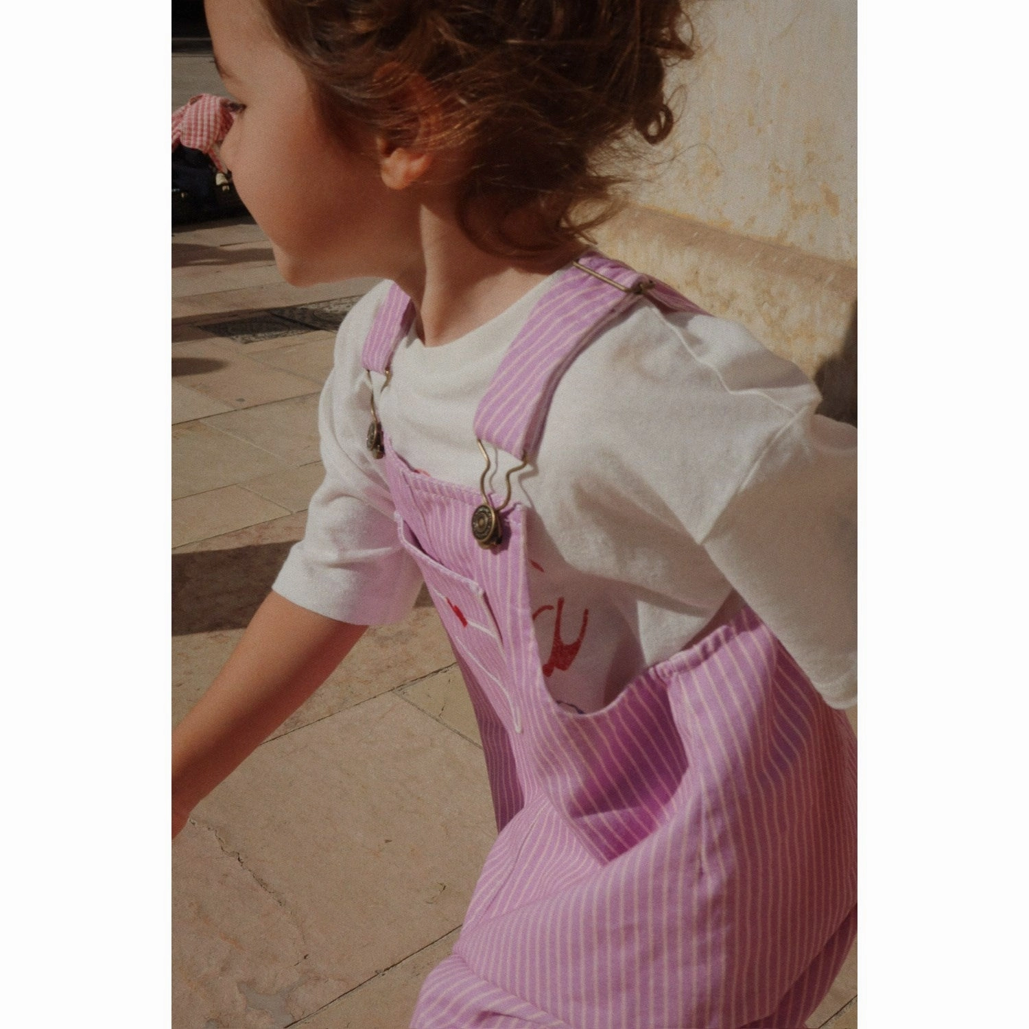 Tagless Design Konges Sl?jd Stripe Lupino RHW X KS Lettre Overalls Gots