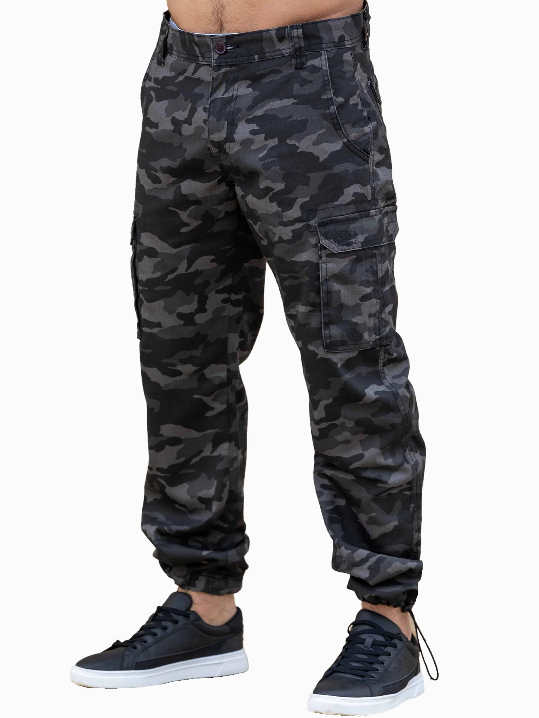 Adaptive Fit Kruze | Mens Cargo Camo Trousers