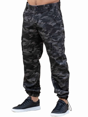Casual Design Kruze | Mens Cargo Camo Trousers