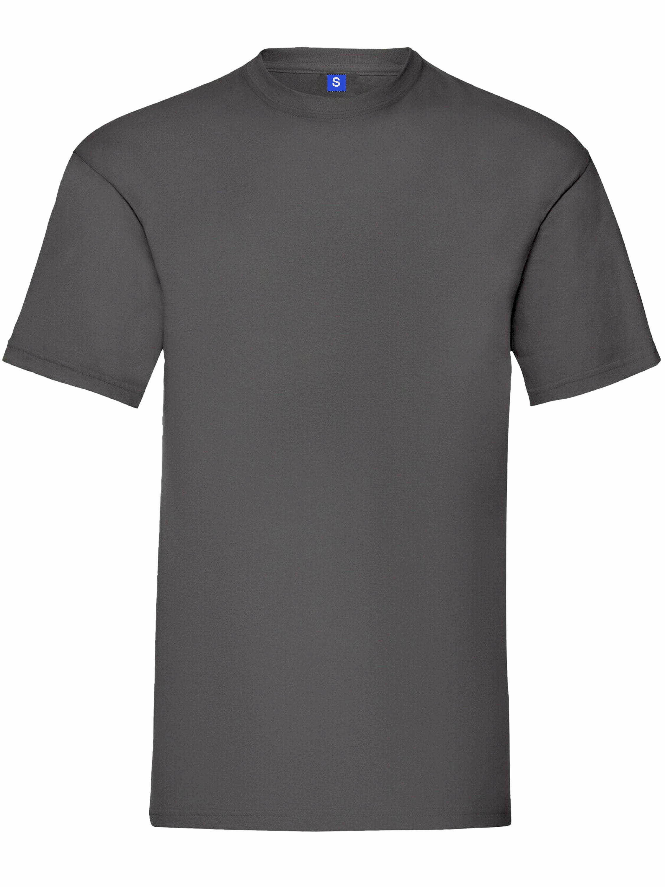 Kruze | Mens Crew Neck T-Shirt (5 Pack) - Multicolour Non Toxic Printing