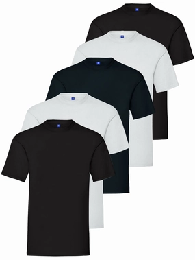Universal Silhouette Kruze | Mens Crew Neck T-Shirt (5 Pack)