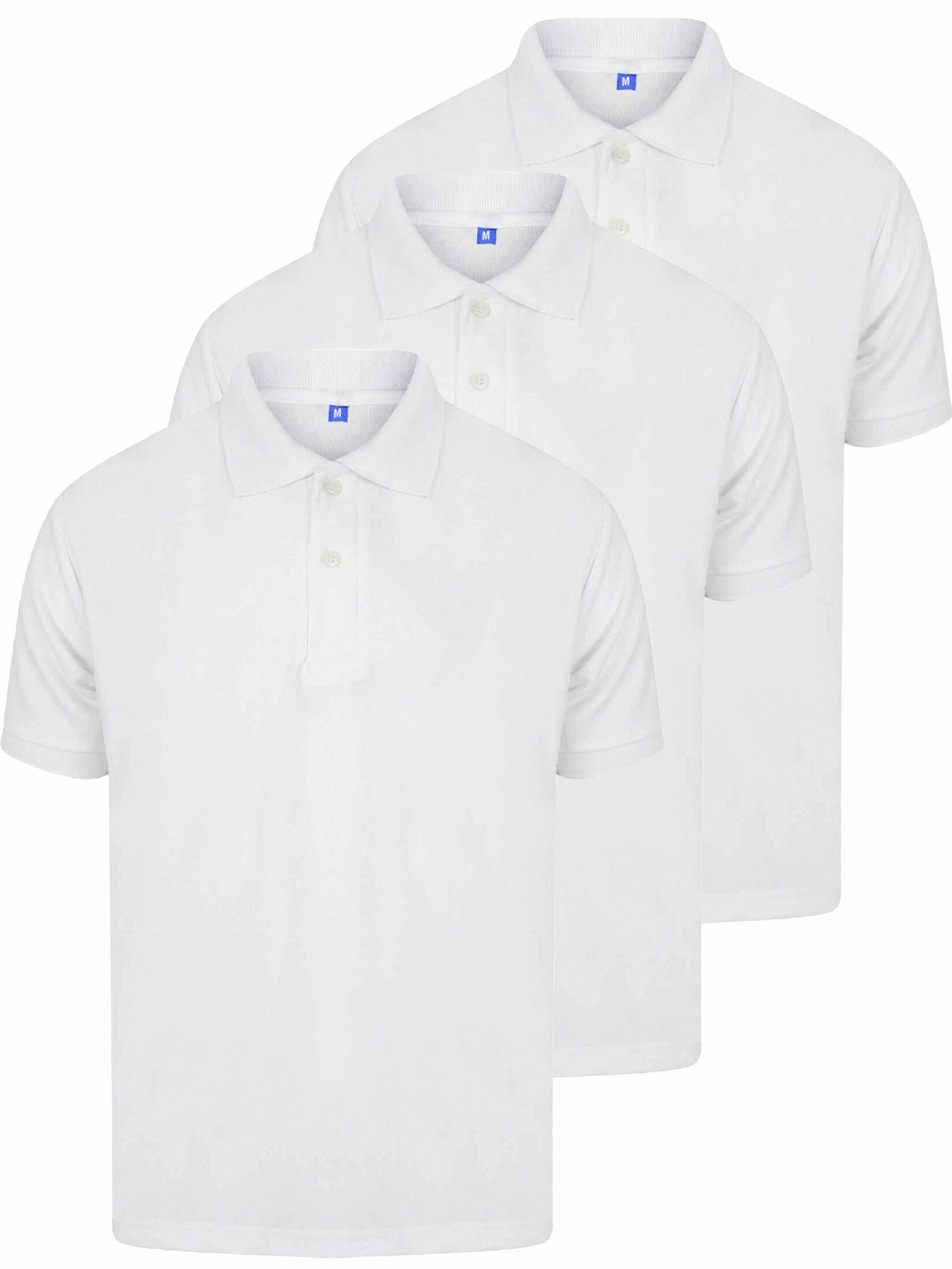 Durable Double Stitching Stylish Fit Kruze | Mens Polo T-Shirts (3 Pack)
