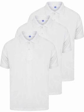 Durable Double Stitching Stylish Fit Kruze | Mens Polo T-Shirts (3 Pack)