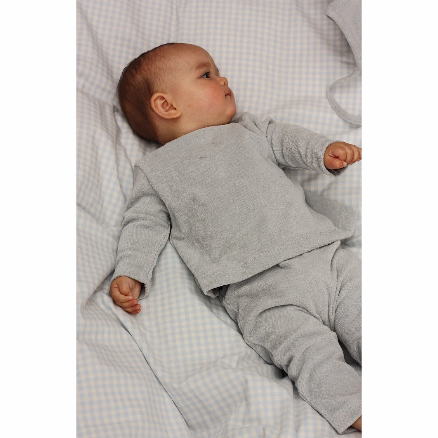 AntiPillingFabric loop Lalaby Barely Blue Terry Set