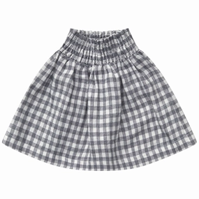 lalaby Elephant Check Sofia Skirt Adjustable Fastening