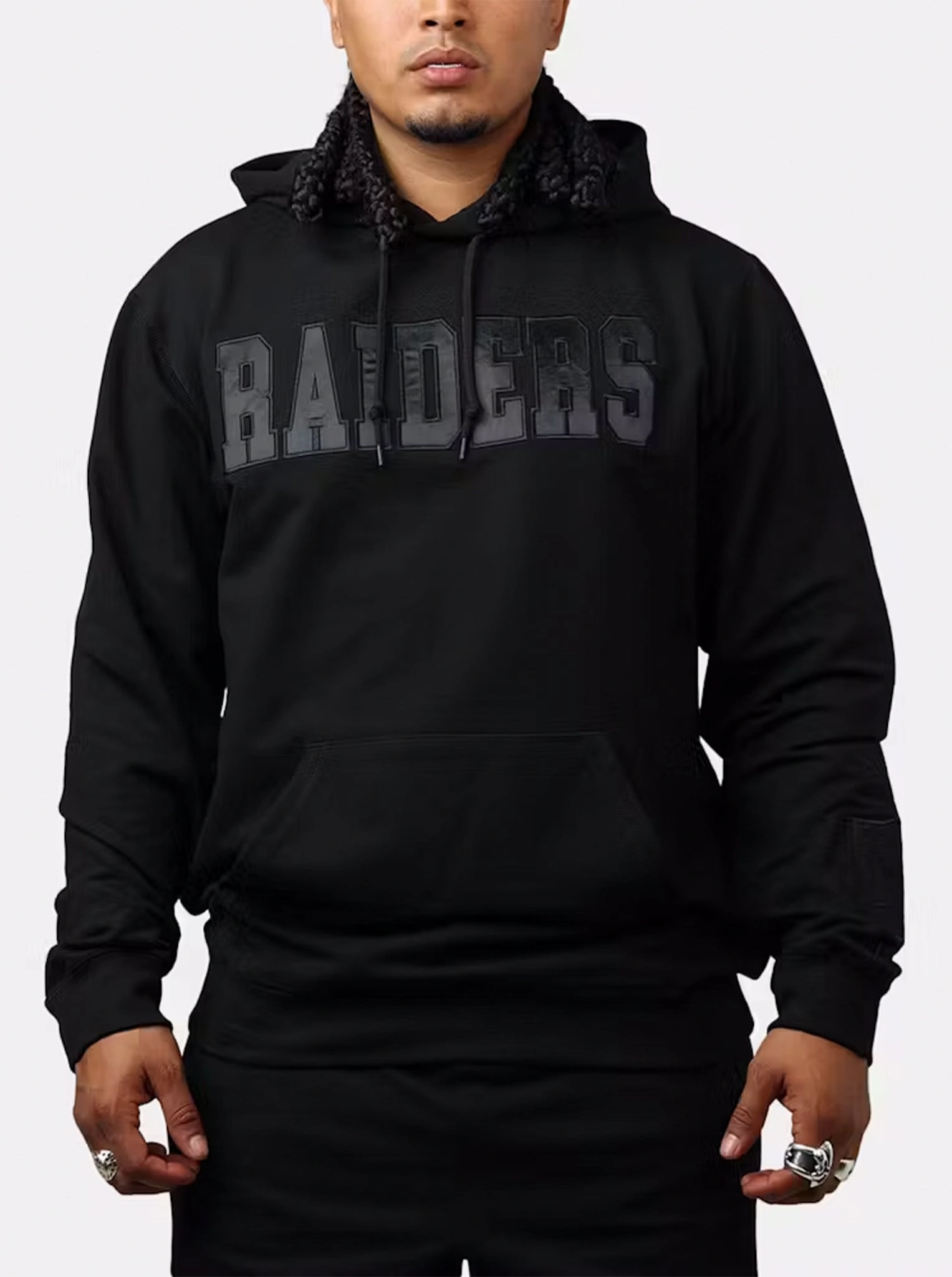 Tassel Details Outdoor Energy Las Vegas Raiders Hoodie
