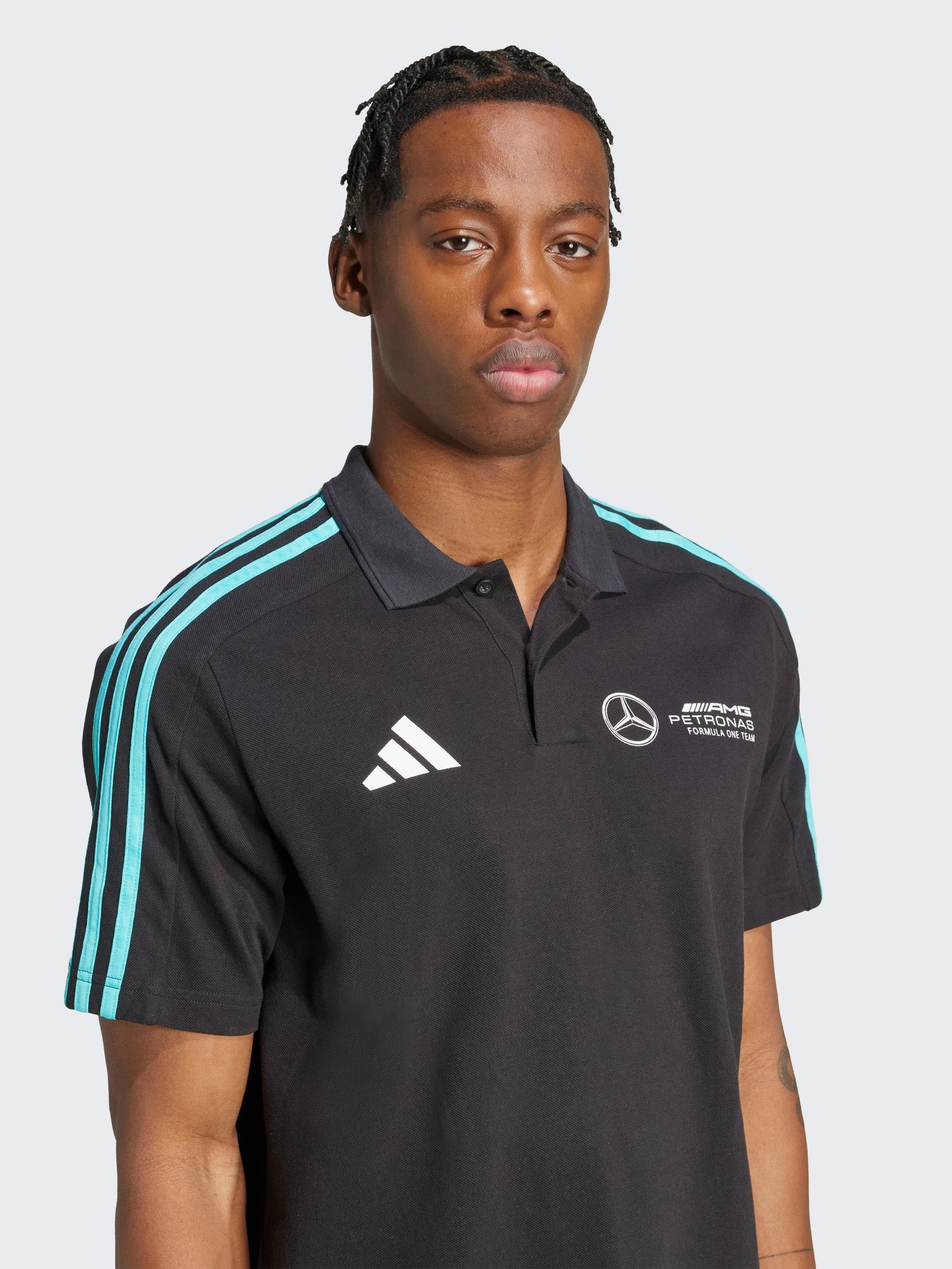 Bamboo Fiber Blend Mercedes AMG Petronas Formula One Team DNA Polo Shirt
