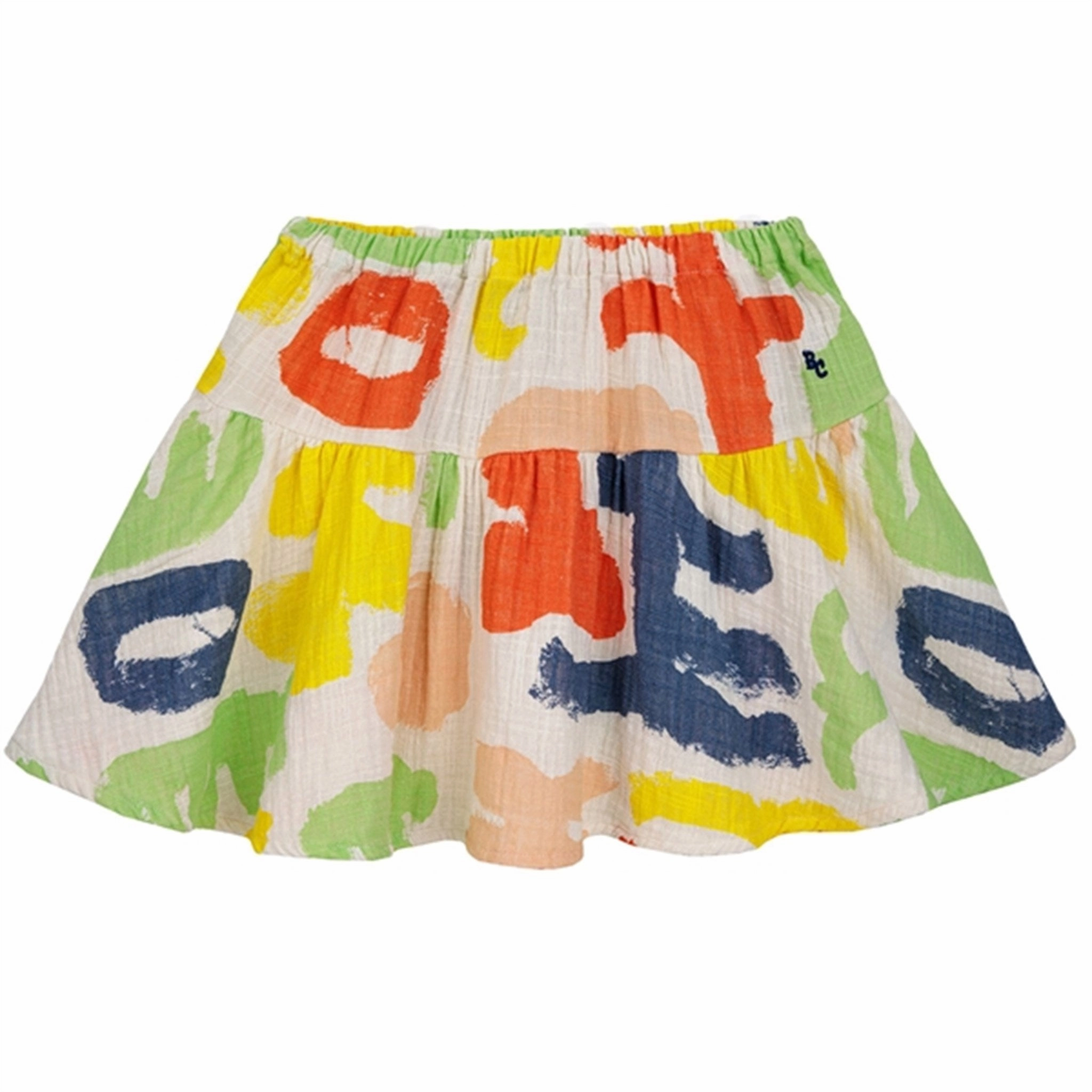 Bobo Choses Carnival All Over Woven Skirt Mini Offwhite casual finish