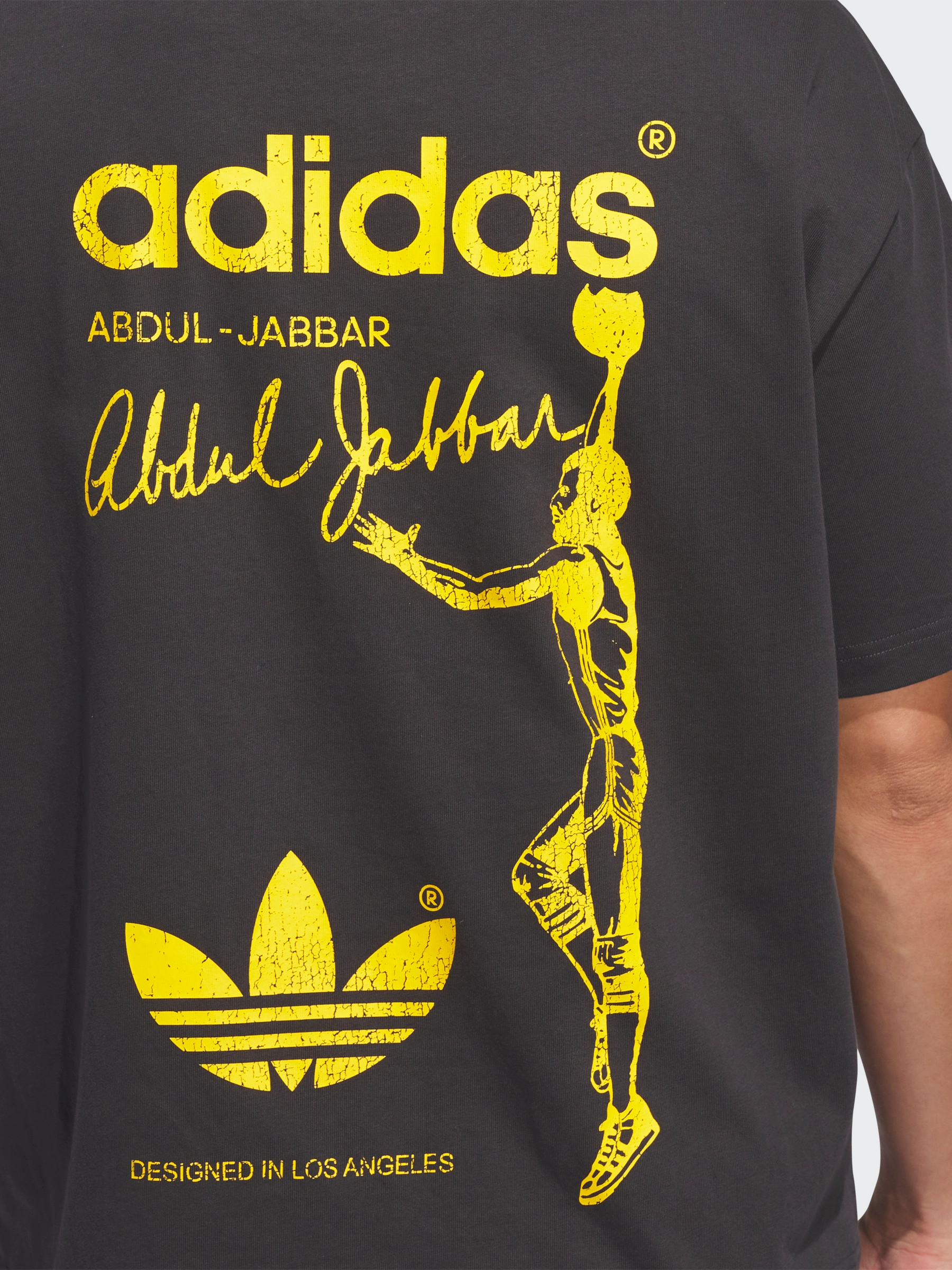 Kareem Skyhook Tee Unisex Comfy Apparel Eco Certified Textile