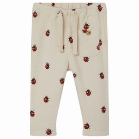 UltraLightPackability Lil'Atelier Whitecap Gray Ladybugs Ronja Sweatpants