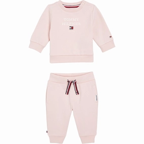 sailing Polypropylene Tommy Hilfiger Baby Th Logo Set Whimsy Pink
